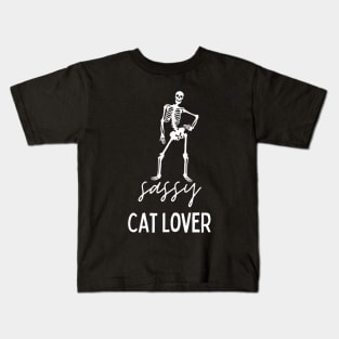 Sassy Cat Lover Kids T-Shirt